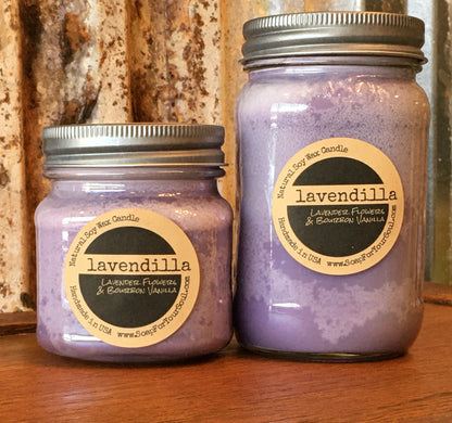 Lavendilla - Lavender & Vanilla Soy Candle