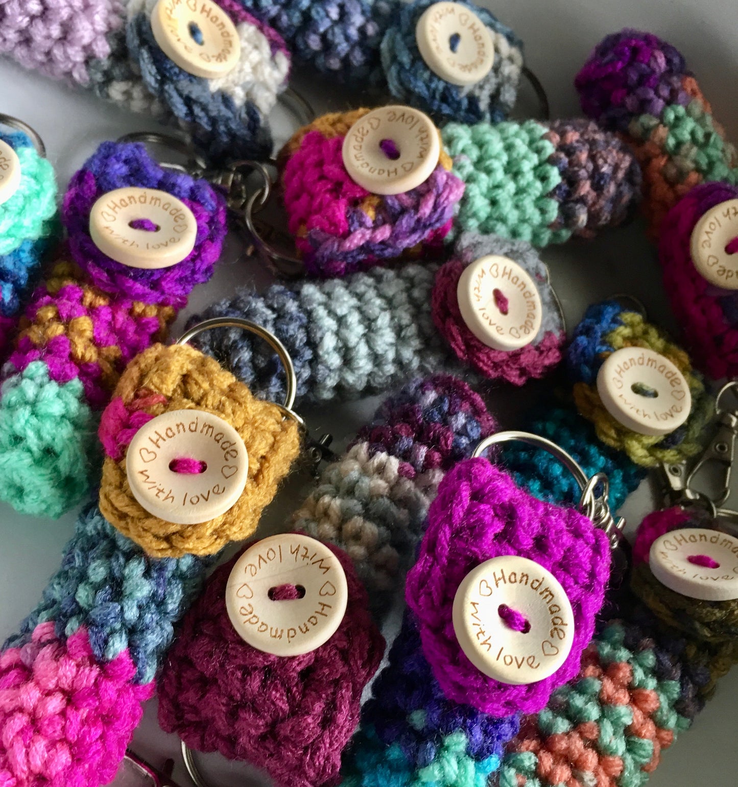 Crochet Lip Balm Keychain