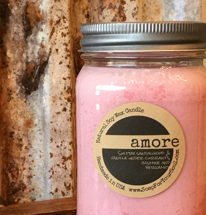Amore Scented Soy Candles