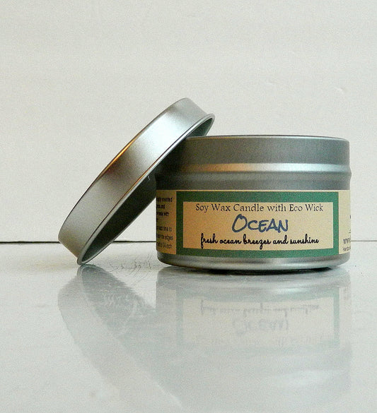 Ocean Scented Soy Wax Candle