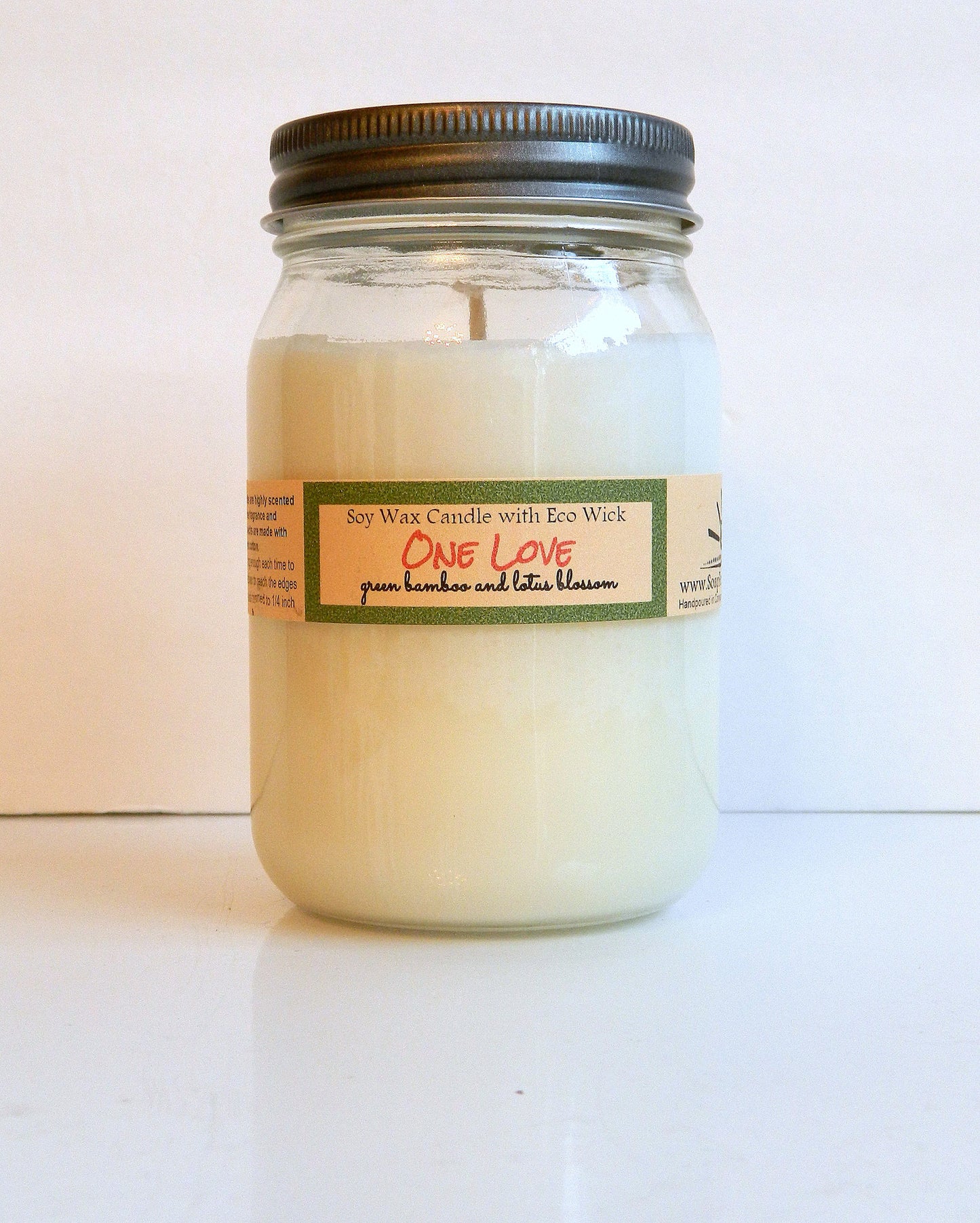 One Love Scented Soy Candle