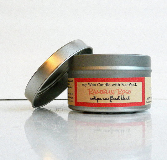 Ramblin Rose Scented Soy Wax Candle